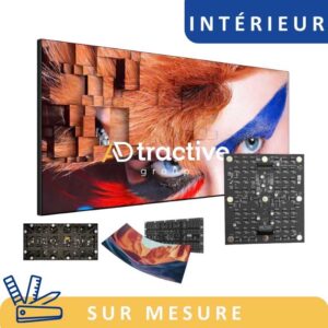 Mur/Écran LED intérieur - visuel premium COB